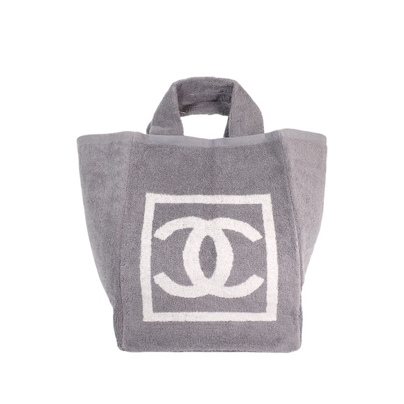 Chanel Handbags - Pre-Loved Chanel CC Terry Cloth Sports Line Beach Tote